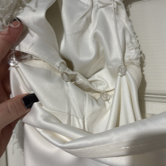 NWT Anthropologie BHLDN Nellie Square-Neck Mini Dress | Removable Sleeves - Picture 10 of 11